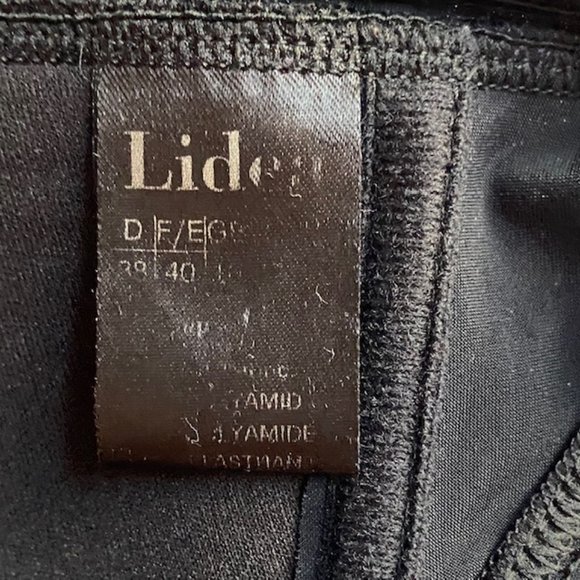 Lidea Black Bikini with Pink and Cream Trim - Picture 13 of 14